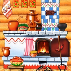 Jigsaw puzzle: Russian stove