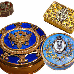 Jigsaw puzzle: Antique jewelry boxes
