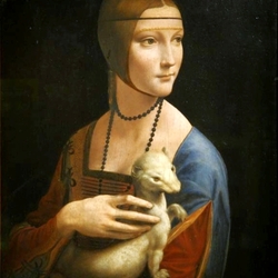 Jigsaw puzzle: Lady with an ermine