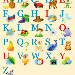 Jigsaw puzzle: Alphabet with pictures