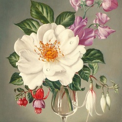 Jigsaw puzzle: Rosehip in a vase