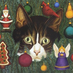 Jigsaw puzzle: Christmas cat