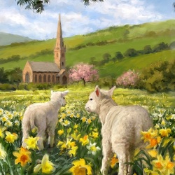 Jigsaw puzzle: Spring meadow