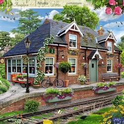 Jigsaw puzzle: Railway cottage