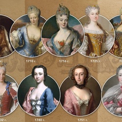 Jigsaw puzzle: Hairstyles in painting 18th century
