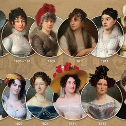 Jigsaw puzzle: Hairstyles in painting 19th century