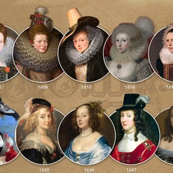 Jigsaw puzzle: Hairstyles in painting 17th century