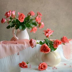 Jigsaw puzzle:  Pink roses