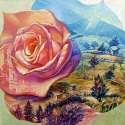 Jigsaw puzzle: Bulgarian rose