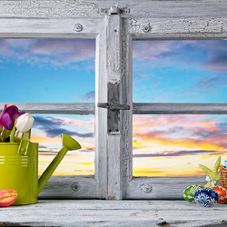 Jigsaw puzzle: Window to summer