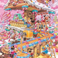 Jigsaw puzzle: Gingerbread factory