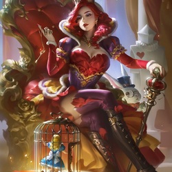 Jigsaw puzzle: Lady of Hearts