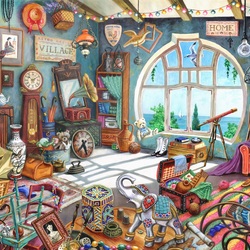 Jigsaw puzzle: Magic attic