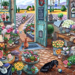 Jigsaw puzzle: Provence flowers