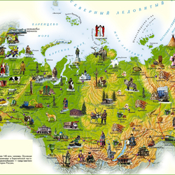 Jigsaw puzzle: Map of Russia