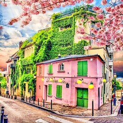Jigsaw puzzle: Spring Montmartre