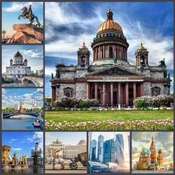 Jigsaw puzzle: Two capitals