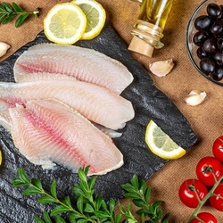 Jigsaw puzzle: Hake fillet with rosemary and lemon