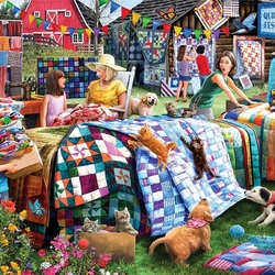 Jigsaw puzzle: Quilt Festival