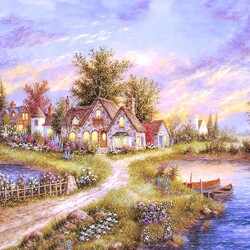 Jigsaw puzzle: By the river