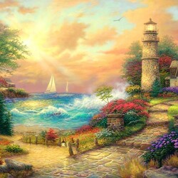 Jigsaw puzzle: Dreams at sunset