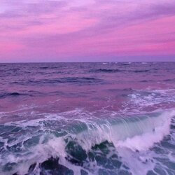 Jigsaw puzzle: Pink sea