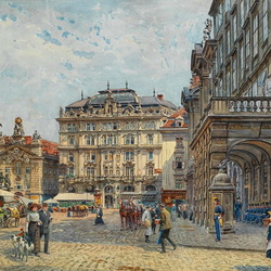 Jigsaw puzzle: Sketches of old Vienna