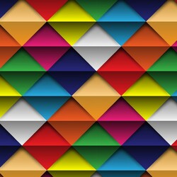 Jigsaw puzzle: Colored rhombuses