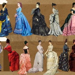 Jigsaw puzzle: Fashion in painting 19th century