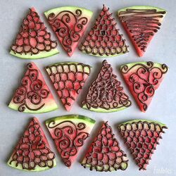 Jigsaw puzzle: Chocolate and watermelon