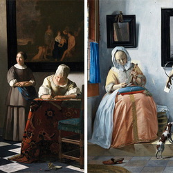 Jigsaw puzzle: Vermeer's painting