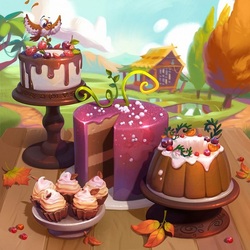 Jigsaw puzzle: Cakes and pastries