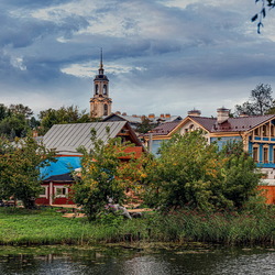 Jigsaw puzzle: provincial town