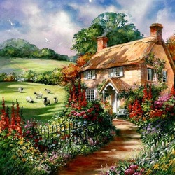 Jigsaw puzzle: Country house