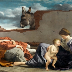 Jigsaw puzzle: Rest on the flight to Egypt