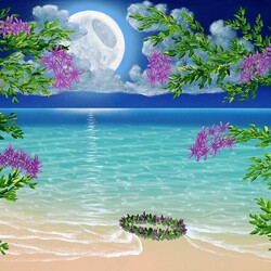 Jigsaw puzzle: tropical night