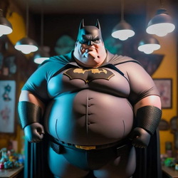 Jigsaw puzzle: Fat Batman