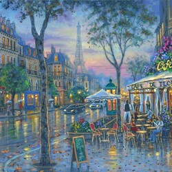 Jigsaw puzzle: Evening Paris