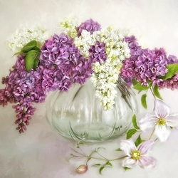 Jigsaw puzzle: The smell of lilac
