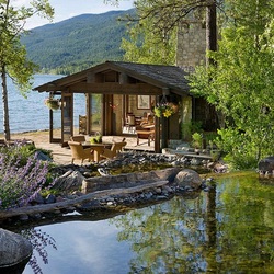 Jigsaw puzzle: House by the lake