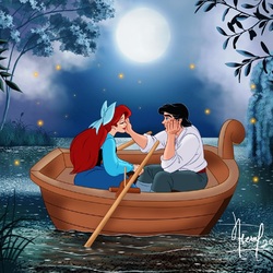 Jigsaw puzzle: Two in a boat