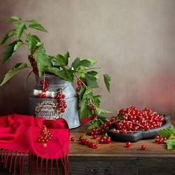 Jigsaw puzzle: Still life with red currants