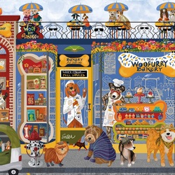 Jigsaw puzzle: City of Dogs