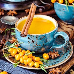 Jigsaw puzzle: Sea buckthorn tea