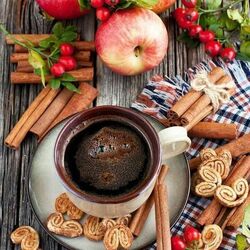 Jigsaw puzzle: Coffee with cinnamon