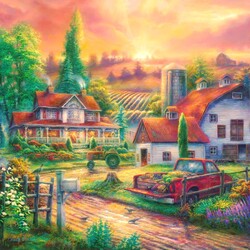 Jigsaw puzzle: Home for dinner