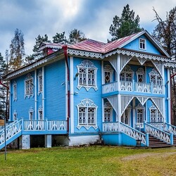 Jigsaw puzzle: Blue House