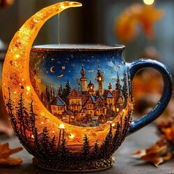 Jigsaw puzzle: Crescent mug