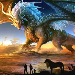 Jigsaw puzzle: Dragon