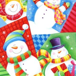 Jigsaw puzzle: Snowmen